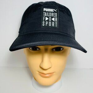Puma Baseball Cap Tailored For Sport Logo Classic Adjustable Men's Black